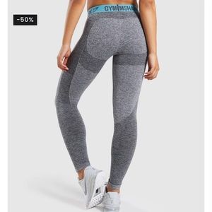 Grey gym shark flex leggings